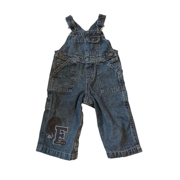 Carter's Infant Blue Denim Overalls Size 9 Months - Picture 1 of 5